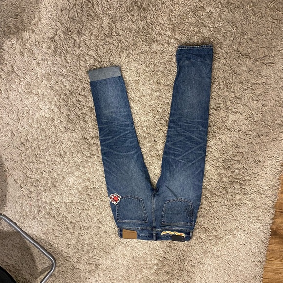 NWT - AMERICAN EAGLE X KEITH HARING Jeans Blue Denim Mens (31/32) - Picture 3 of 4